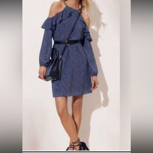 Michael Kors One Shoulder Blue Dress